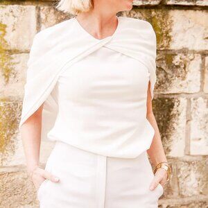 Lafayette 148 Shawl Sleeve Blouse